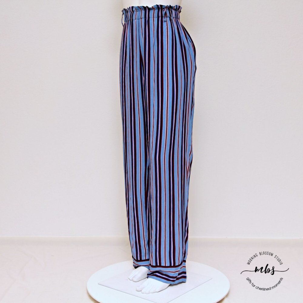 Band of Gypsies Blake Stripe‎ Paperbag High Waist Pants - Picture 4 of 9